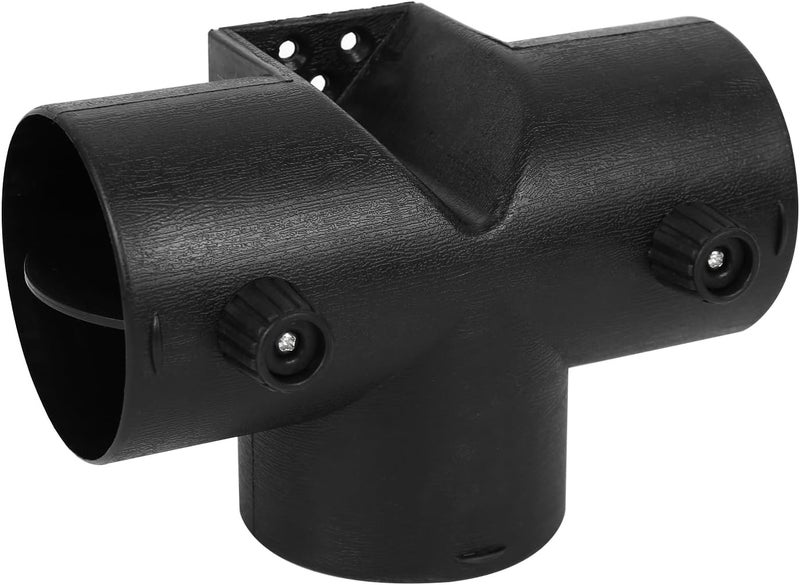 Copgge Diesel Heater Duct Connector Parking Heater Pipe Hose Ducting Vent Connector with Adjustable Valve Flap for Eberspacher Webasto Diesel Heater, for Chinese Diesel Heater 5KW 8KW (T Piece 75MM) - Image 1